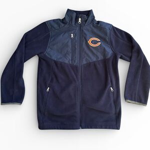 Chicago Bears NFL Fleece Full Zip Jacket Youth Sz S / 8